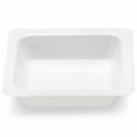 GLOBE SCIENTIFIC Square Weighing Boat, Anti-static, 45x 45 x 8mm, 10ml, Square Flat Bottom, White, 500PK 3619-10